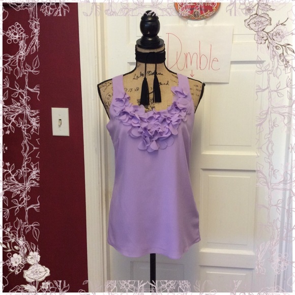White House Black Market Tops - 💜WHBM lilac Sleeveless blouse 💜